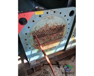 青海約克螺桿式冷水機(jī)組冷凝器銅管更換